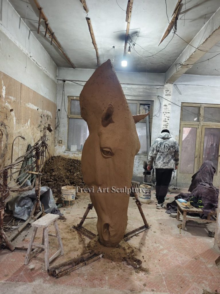 Still Water statue clay model