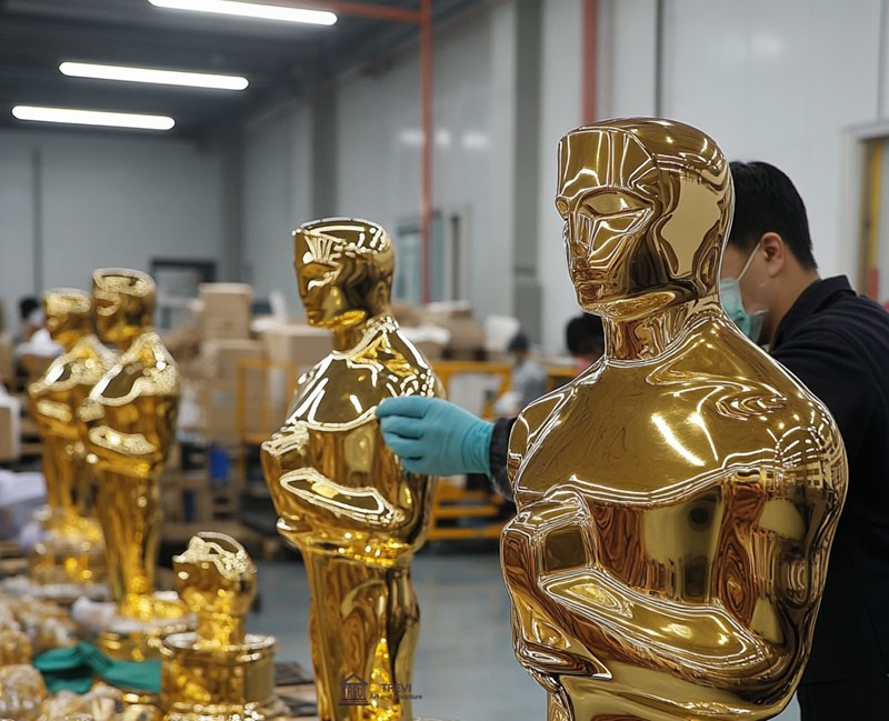 stainless steel Oscar Statue