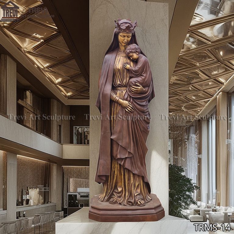 Bronze Life Size Our Lady Of Perpetual Help Statue