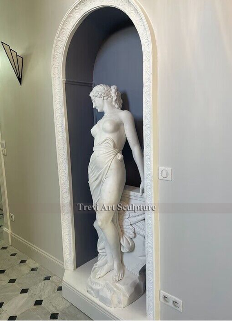 Female marble statue client feedback