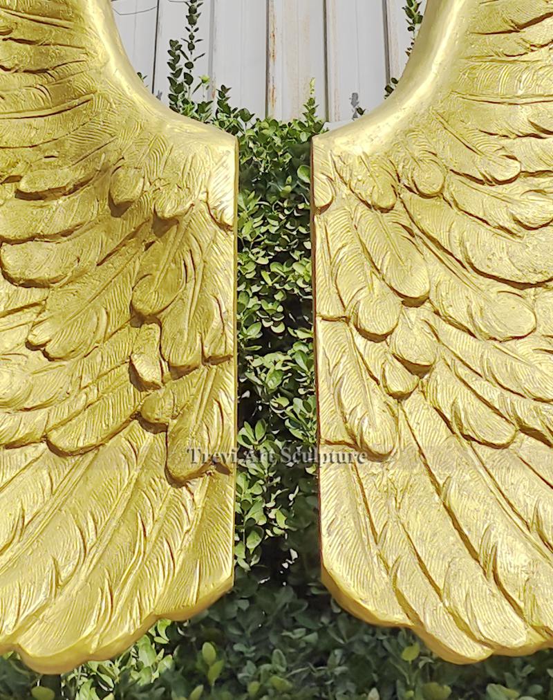 large outdoor Bronze wings of Mexico statue