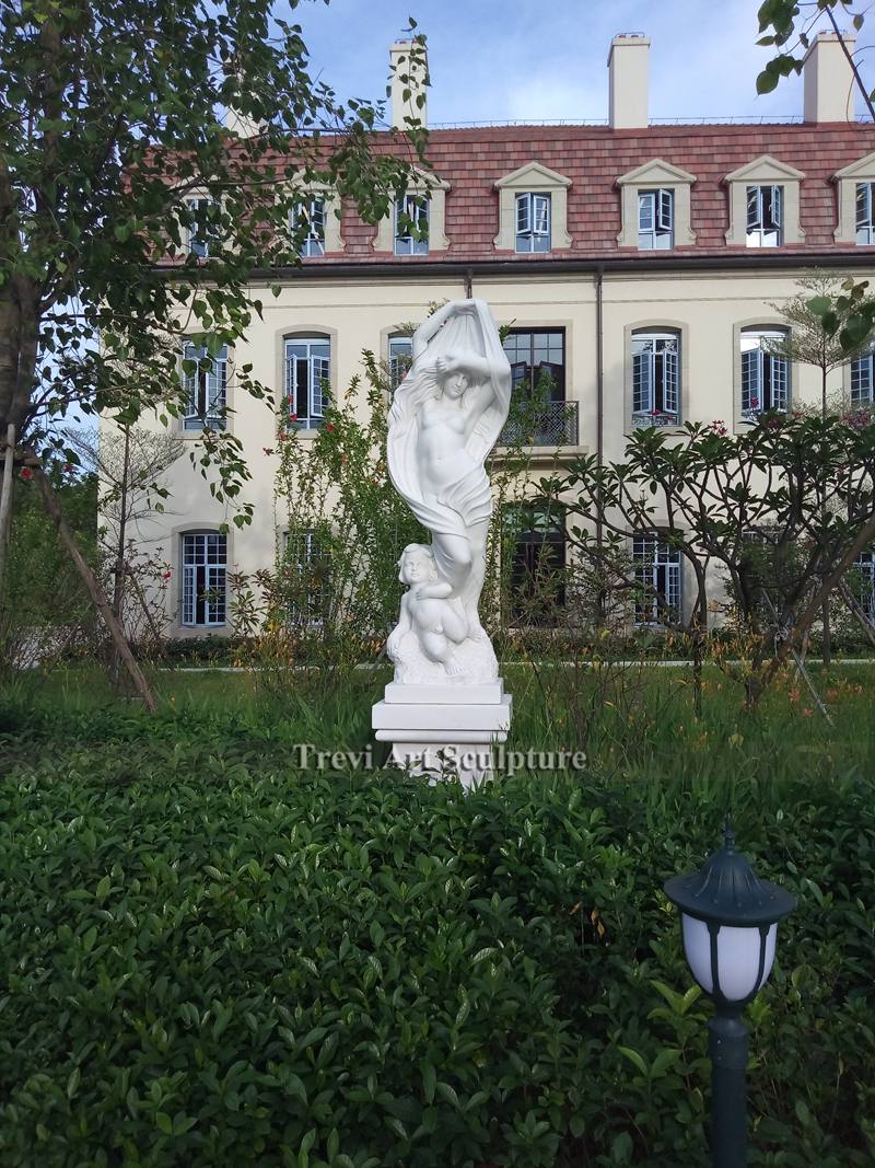 white Marble Female Garden Statue feedback