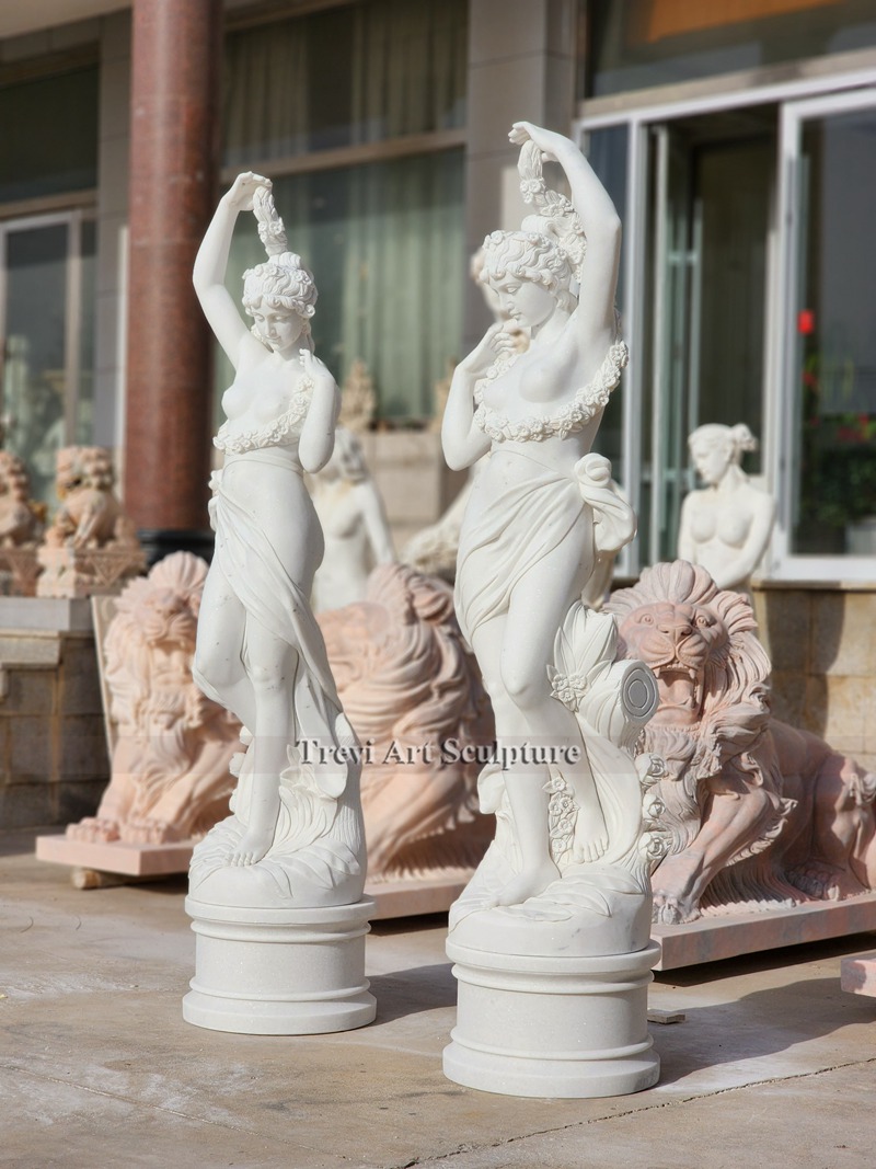 Marble Female Garden Statues