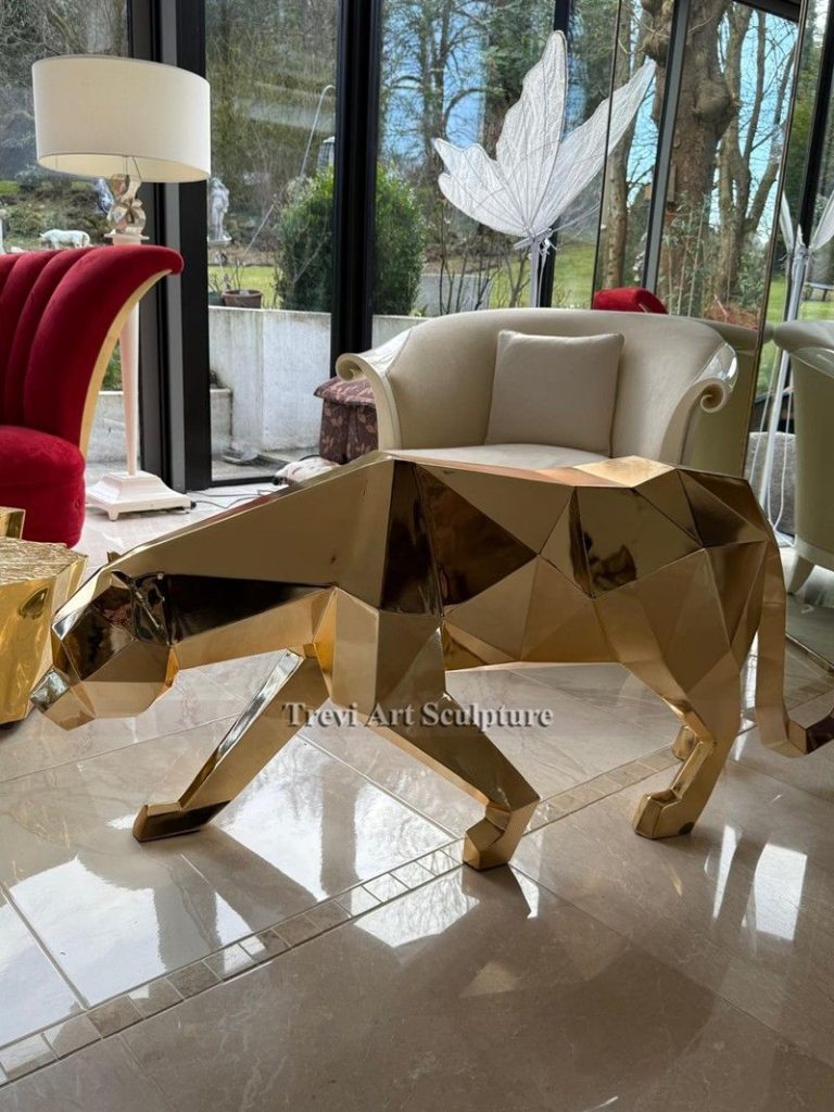 Metal leopard statue feedback