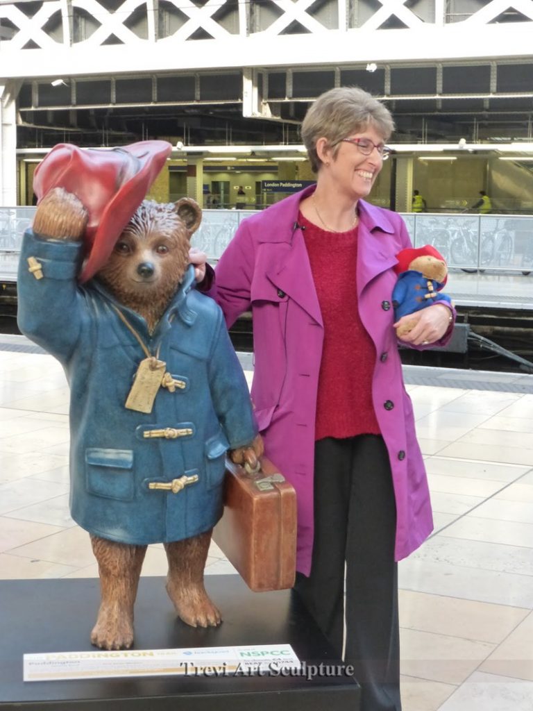 paddington bear statue outdoor