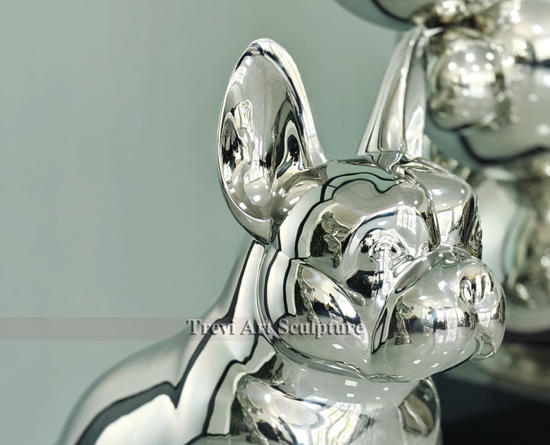 stainless steel Bulldog Statue Home Decor