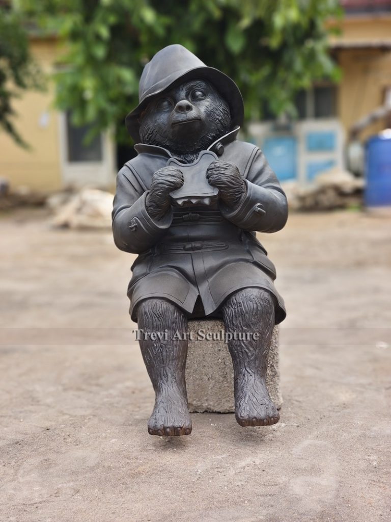trevi bronze paddington bear statue for sale