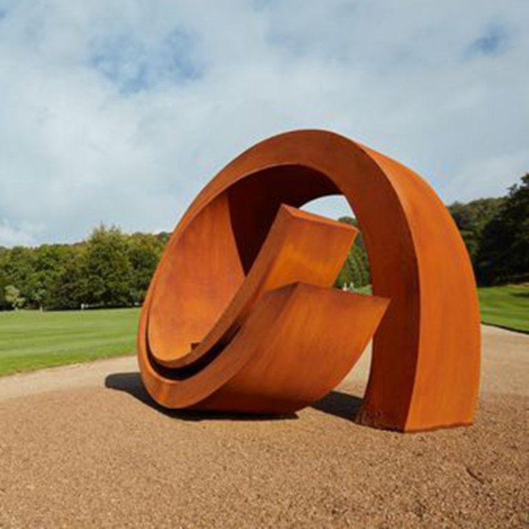 corten steel sculpture