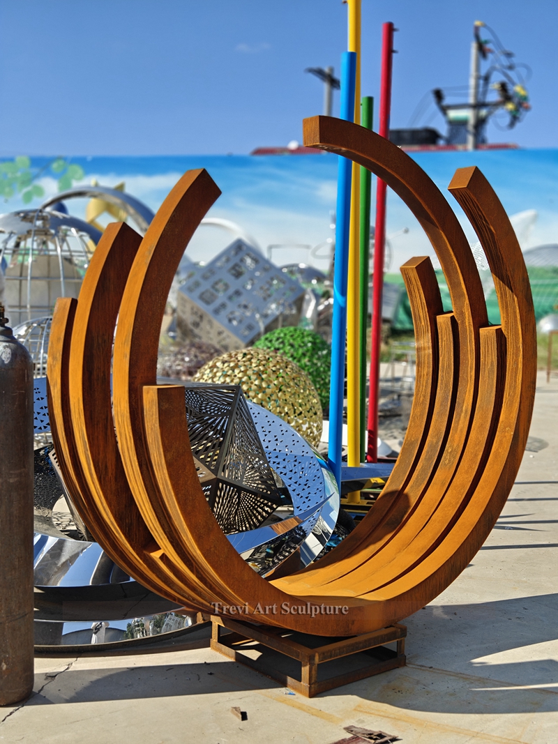 half ring sculpture