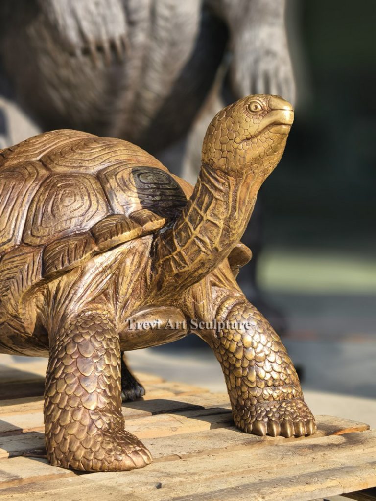 turtle statue detail