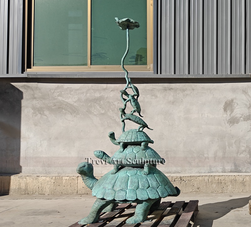 custom Bronze turtle sculpture
