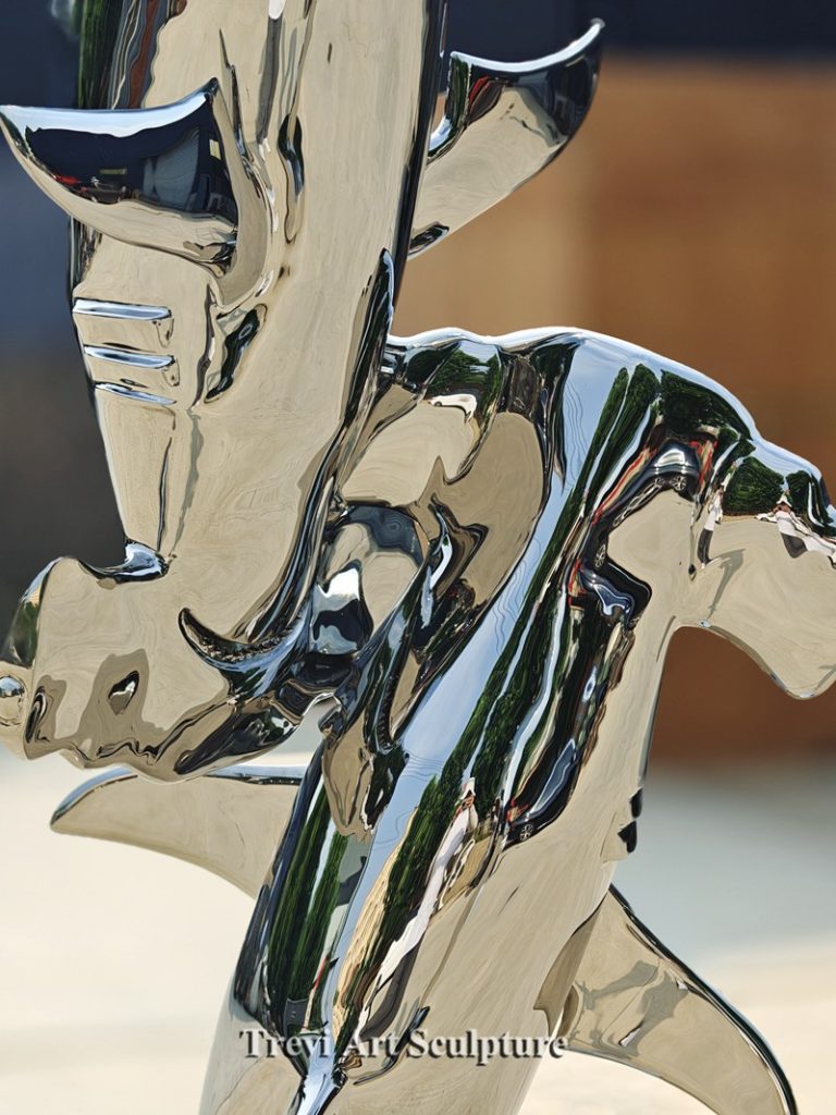 Hammerhead Shark statue detail