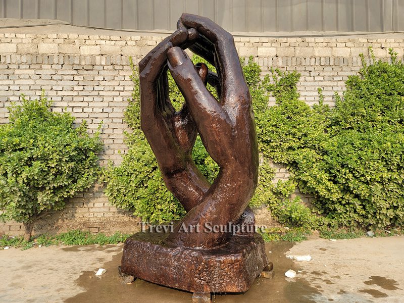 Bronze Hand statue