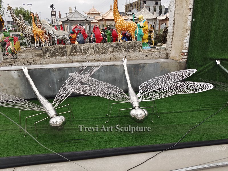 Large Outdoor stainless steel Dragonfly