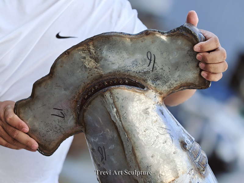 Hammerhead Shark Sculpture making process