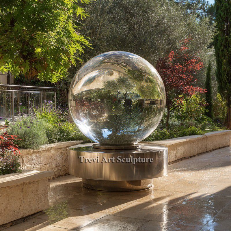 crystal ball fountain