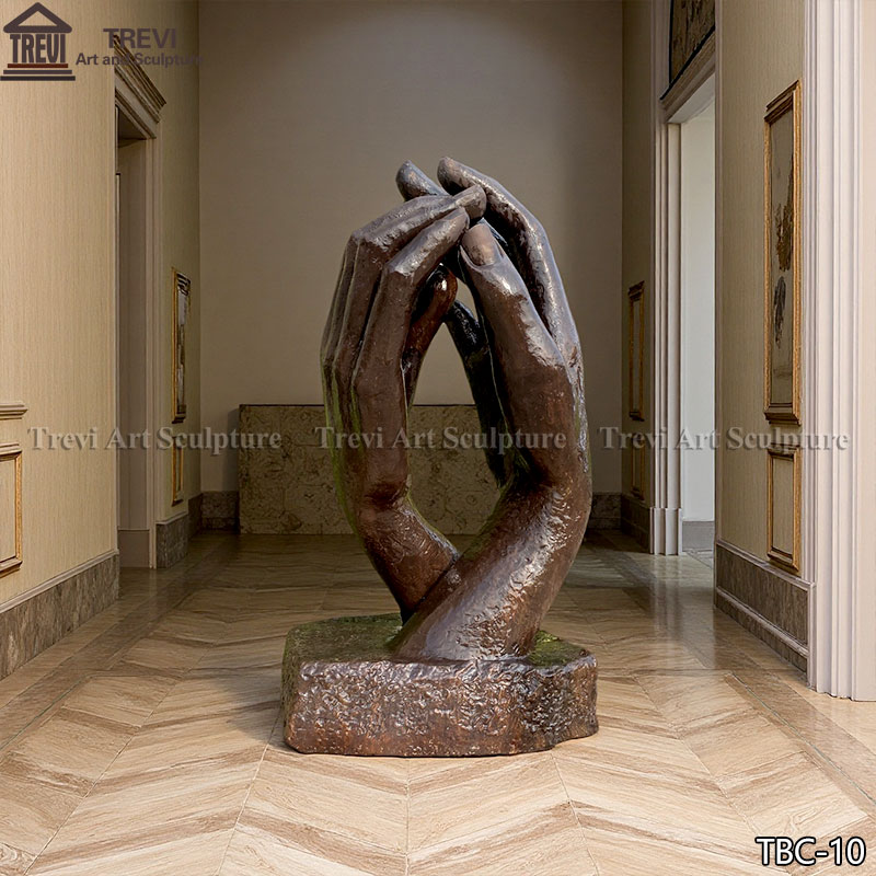 Rodin Hands Sculpture replica