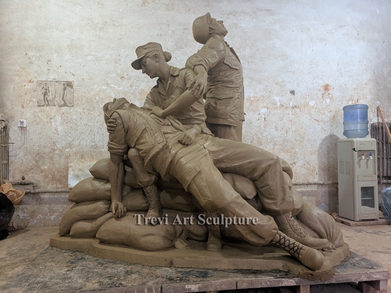 finished clay model