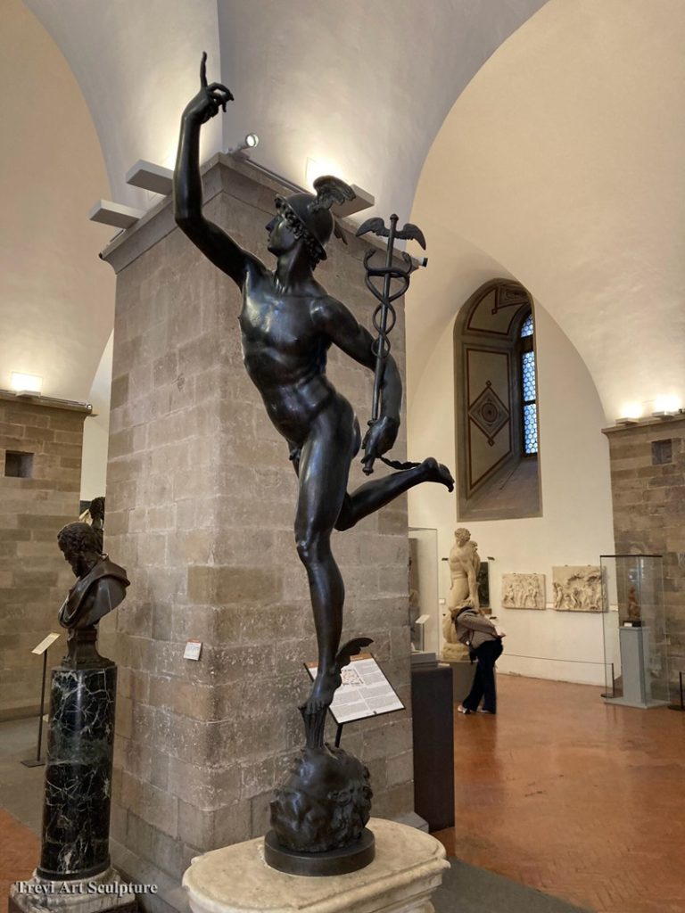 Flying Mercury Statue