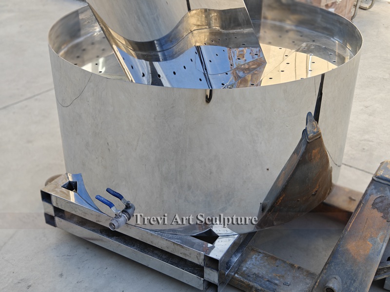 polished Stainless steel harp