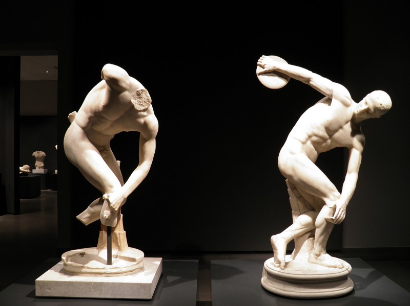 Discus Thrower sculpture