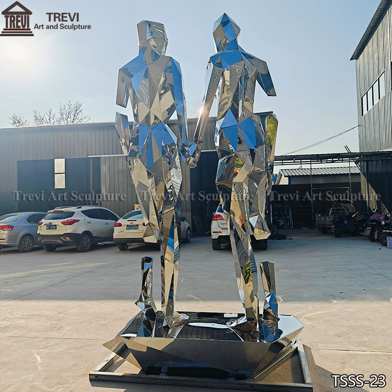 abstract Large metal figure