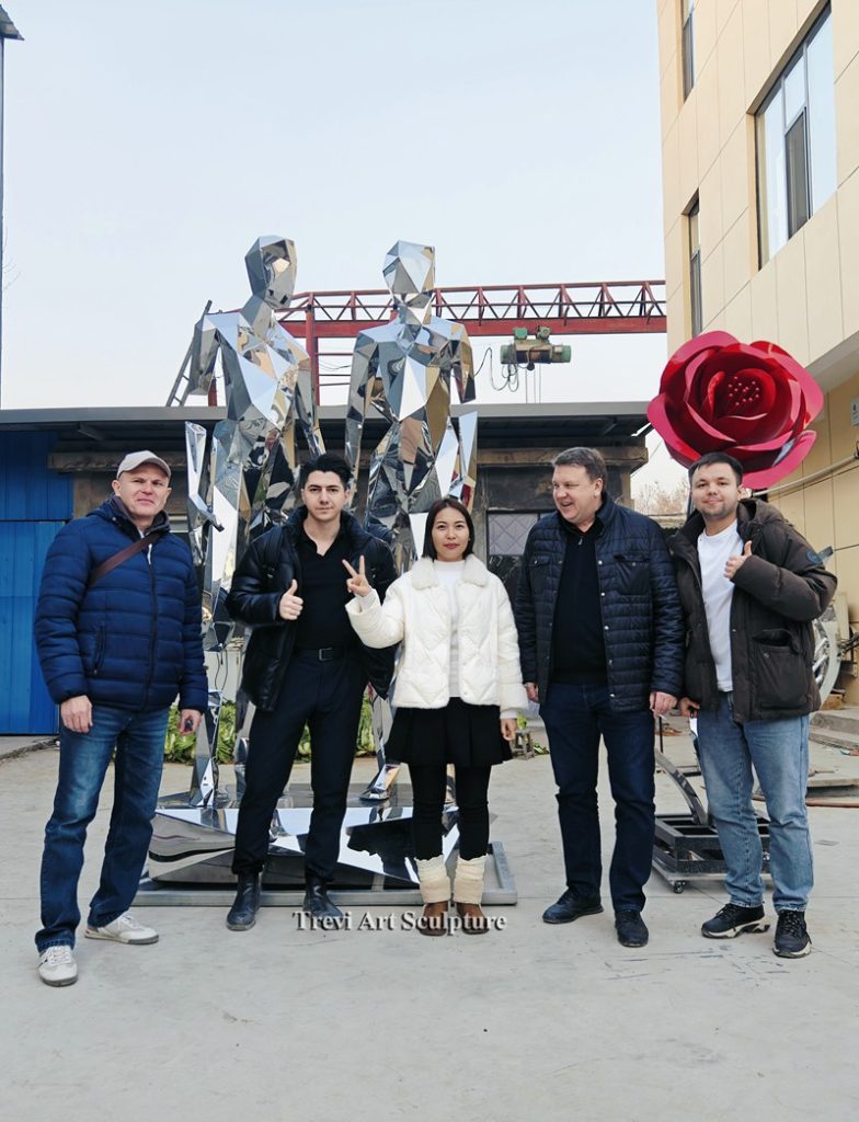clients visit factory