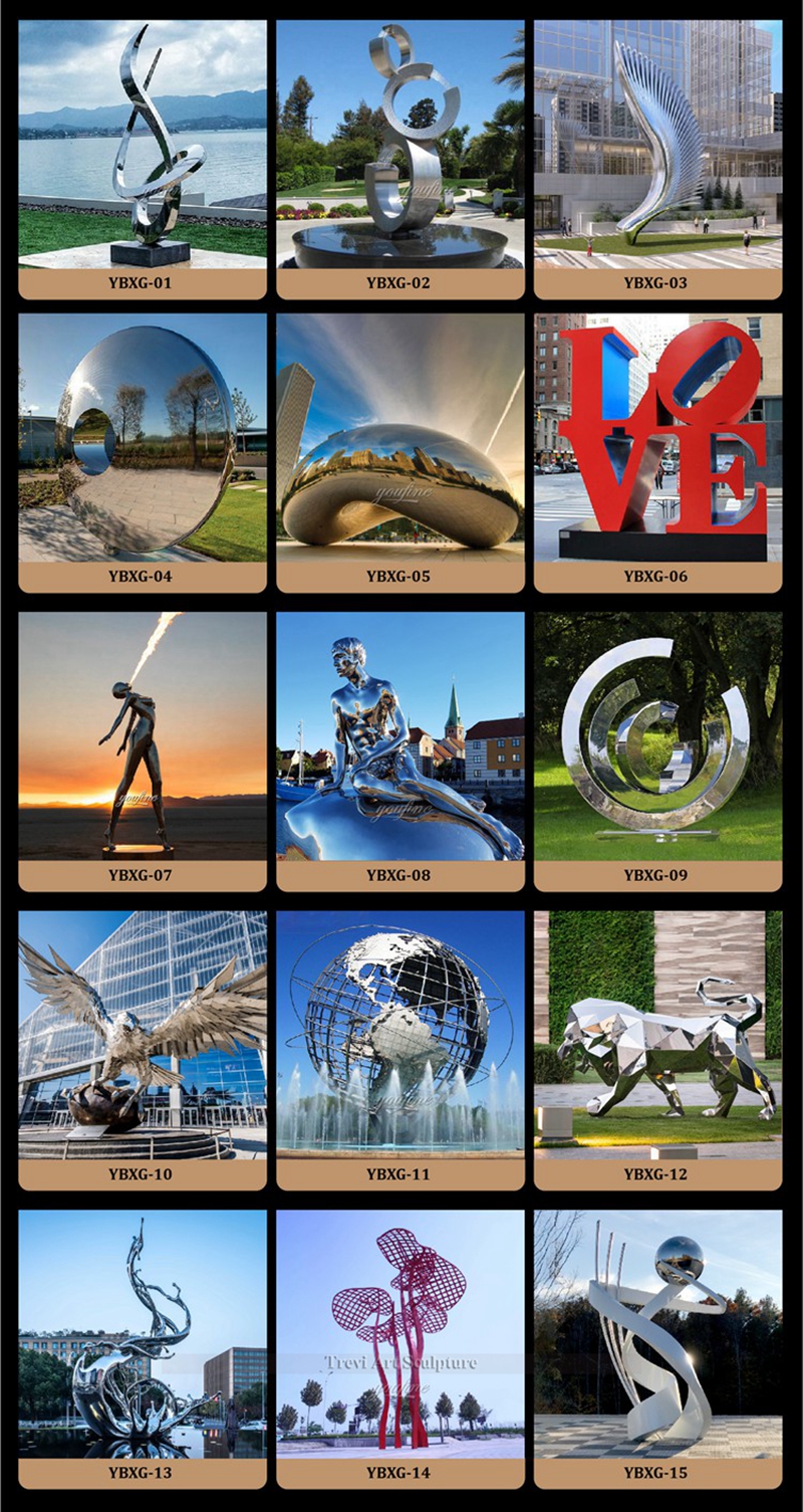 stainless steel statue
