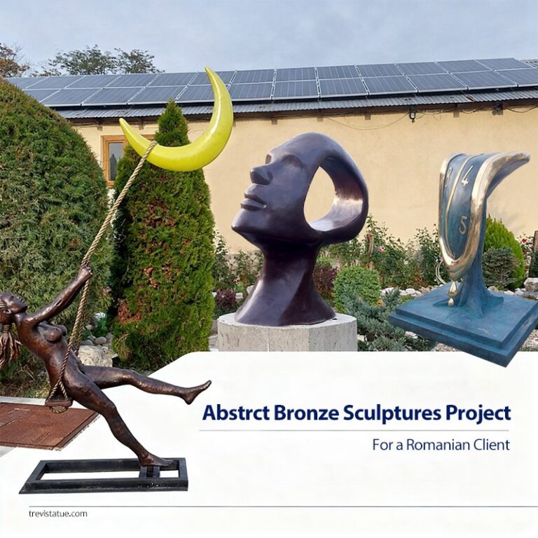 Abstract Bronze Sculptures Project For a Romanian Client