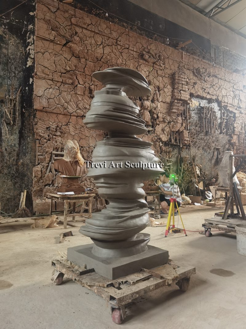 Bronze Tornado Sculpture Tony Cragg Sculpture clay model