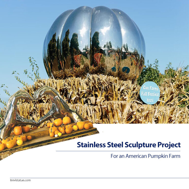 Stainless Steel Sculpture Project for an American Pumpkin Farm
