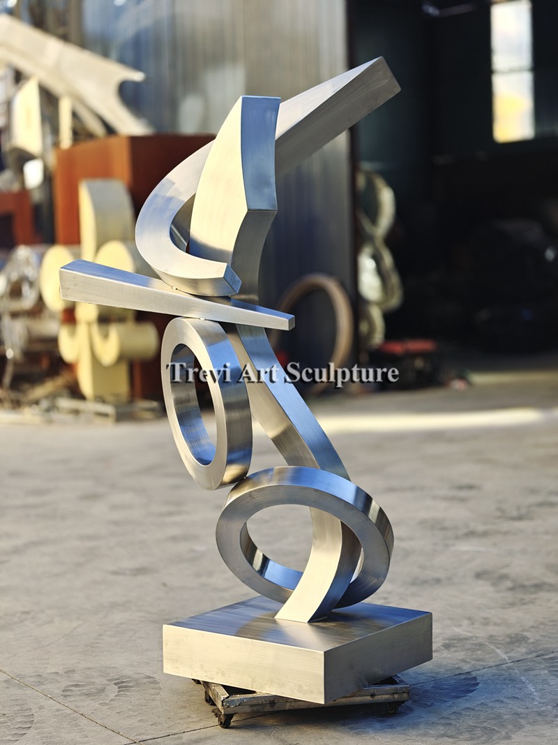 6.5 feet stainless steel metal art sculptures