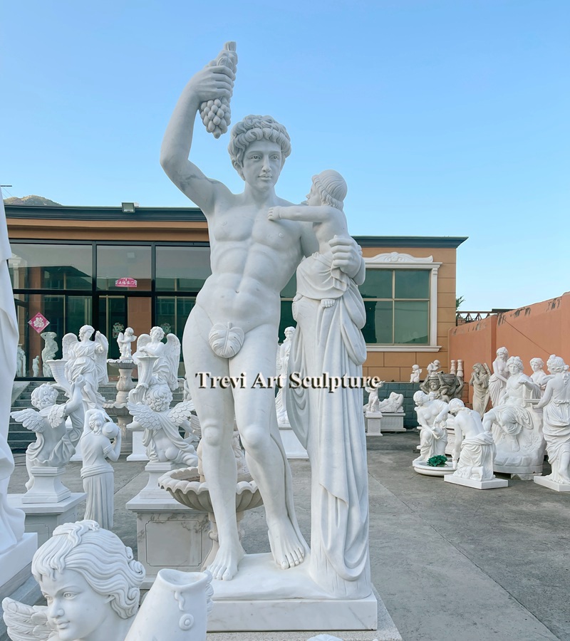 Hermes and Dionysus Statue