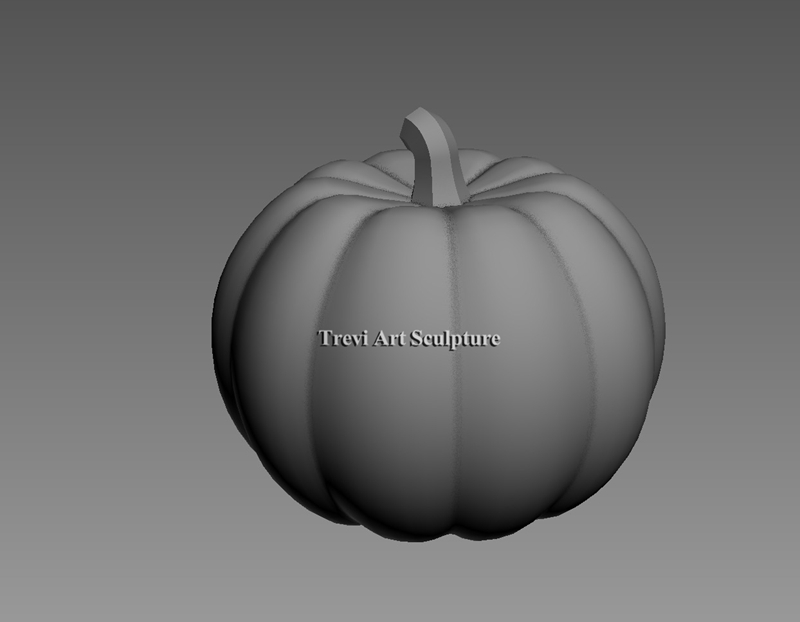 pumpkin sculpture 3d drawing