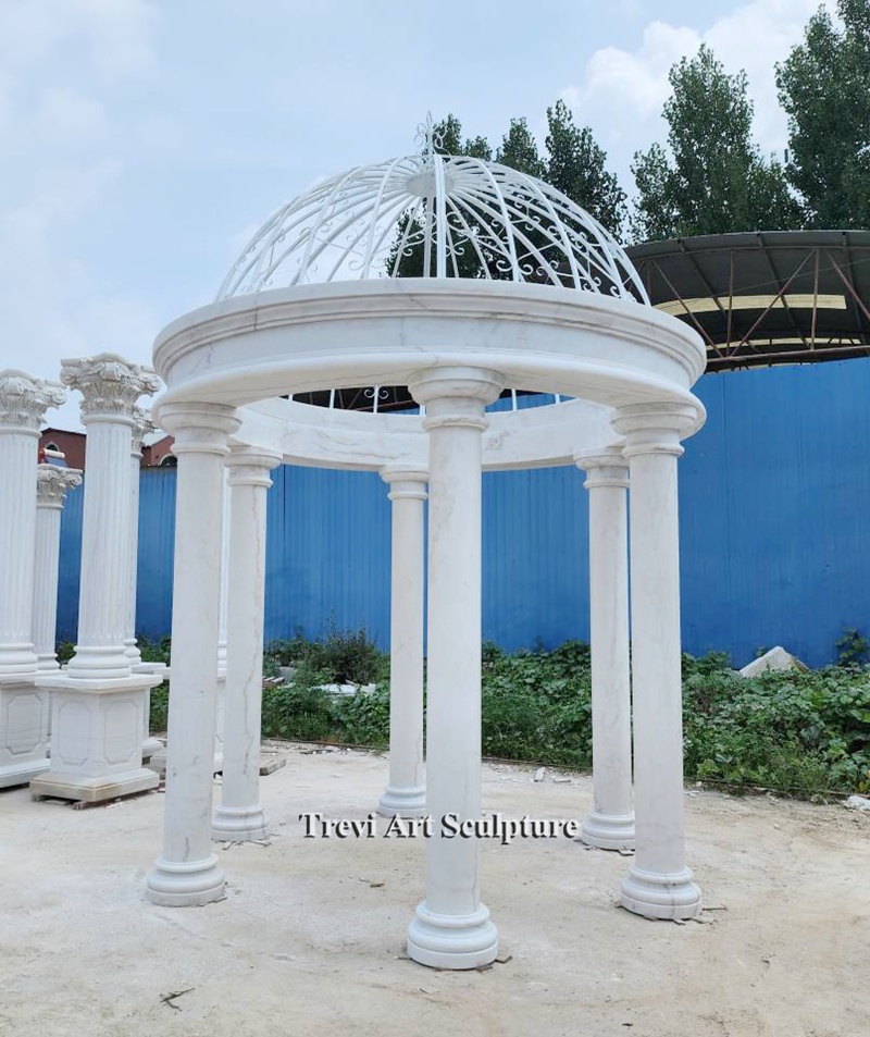 white marble gazebo