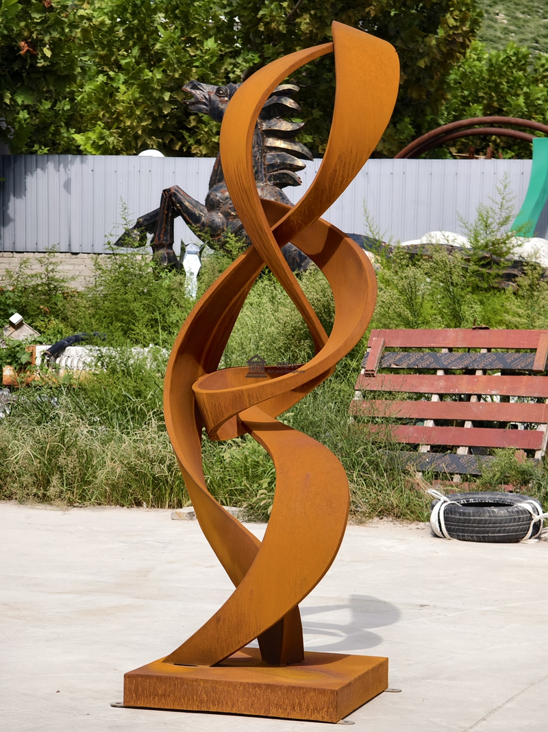 abstract corten steel